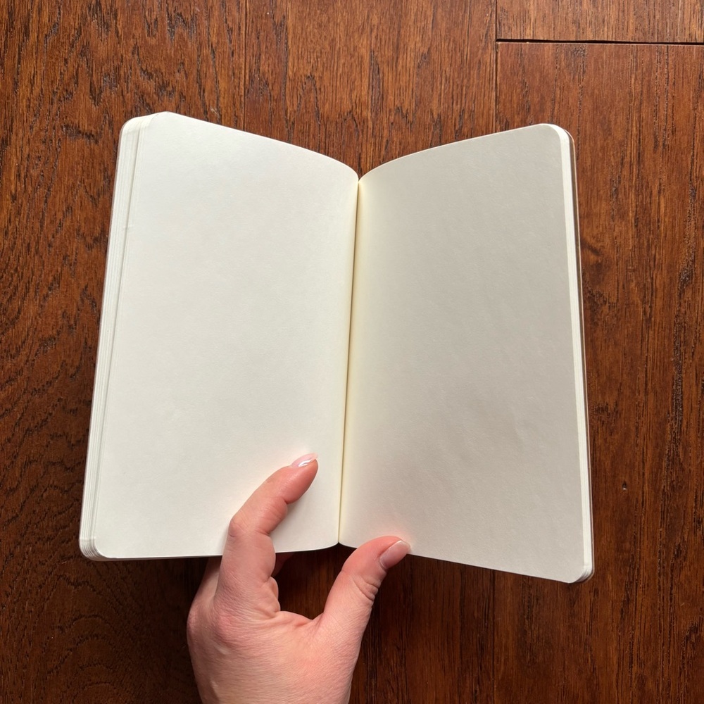 Planning Brown Leather Style Unlined Notebook | 5 x 7 IN - Picture 2 of 4